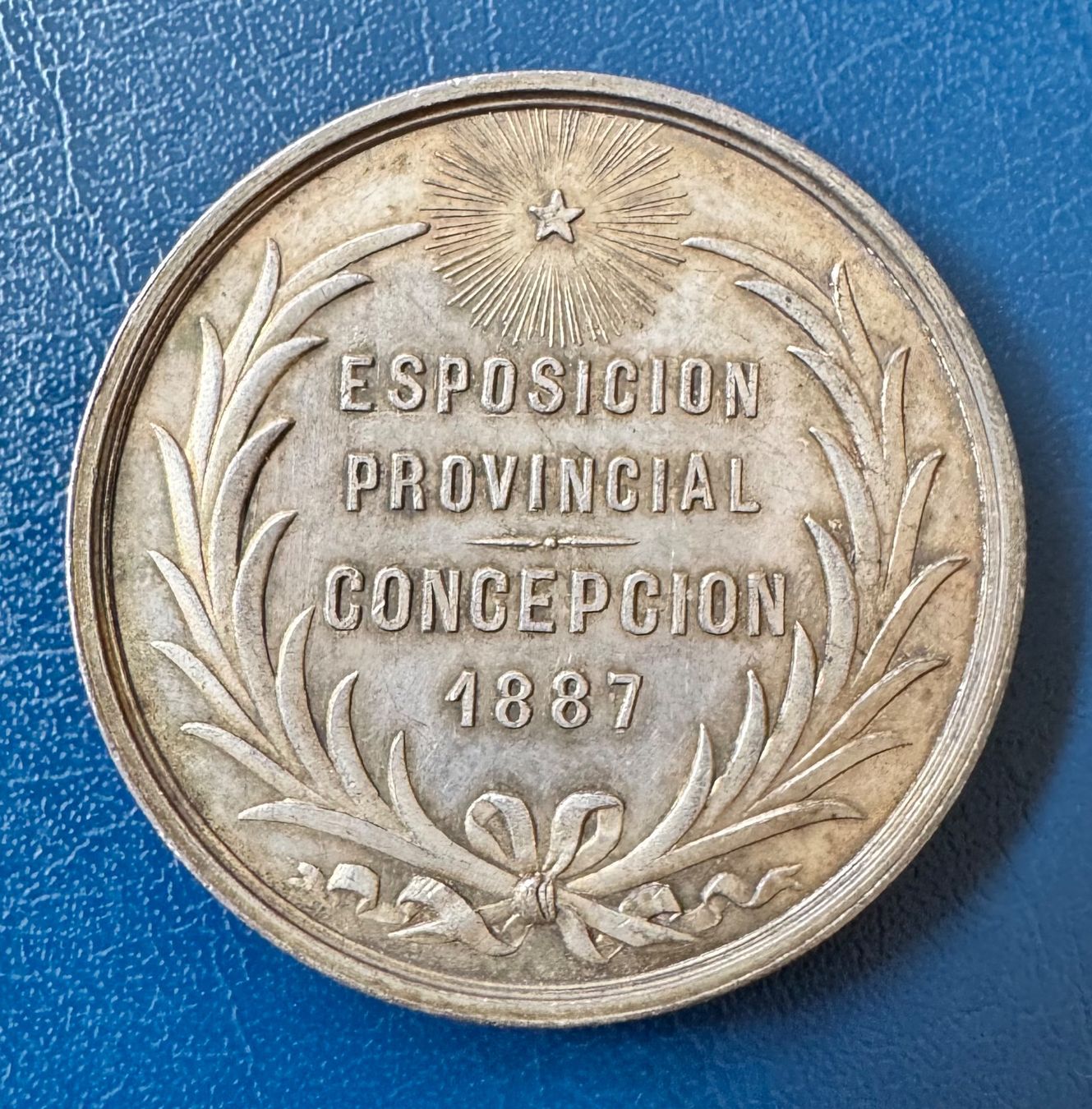 Medaglie: Silbermedaille Chile 1887 Esposition Provincial Conception – Usato da Ebikon venduto da Dmasterx 1