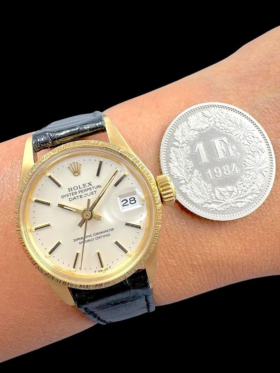 Rolex Orologi: Rolex Date Just Lady 18k Automatic 1970 25mm *U1172 – Usato da Zürich venduto da GalerieInauen 4
