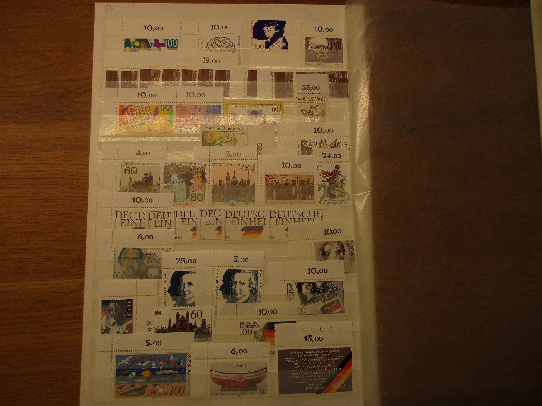 Tous les timbres: Ueber 500 BRD postfrisch – Neuf (Voir description) à Niederwil AG par Cembalo