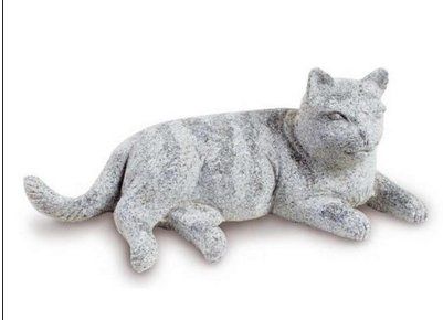 Figurines: Katze liegend, Granit hellgrau – Neuf (Voir description) à Marthalen par natuerli
