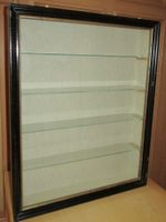 antike Vitrine aus Holz / Hängevitrine / Standvitrine