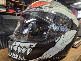 Casque Caberg Integral Avalon X punk/noir/blanc/rouge mat