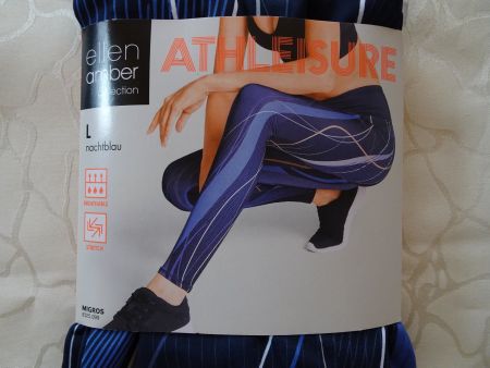 NEUE coole Sport Tight / Leggings blau Gr. L - 240235