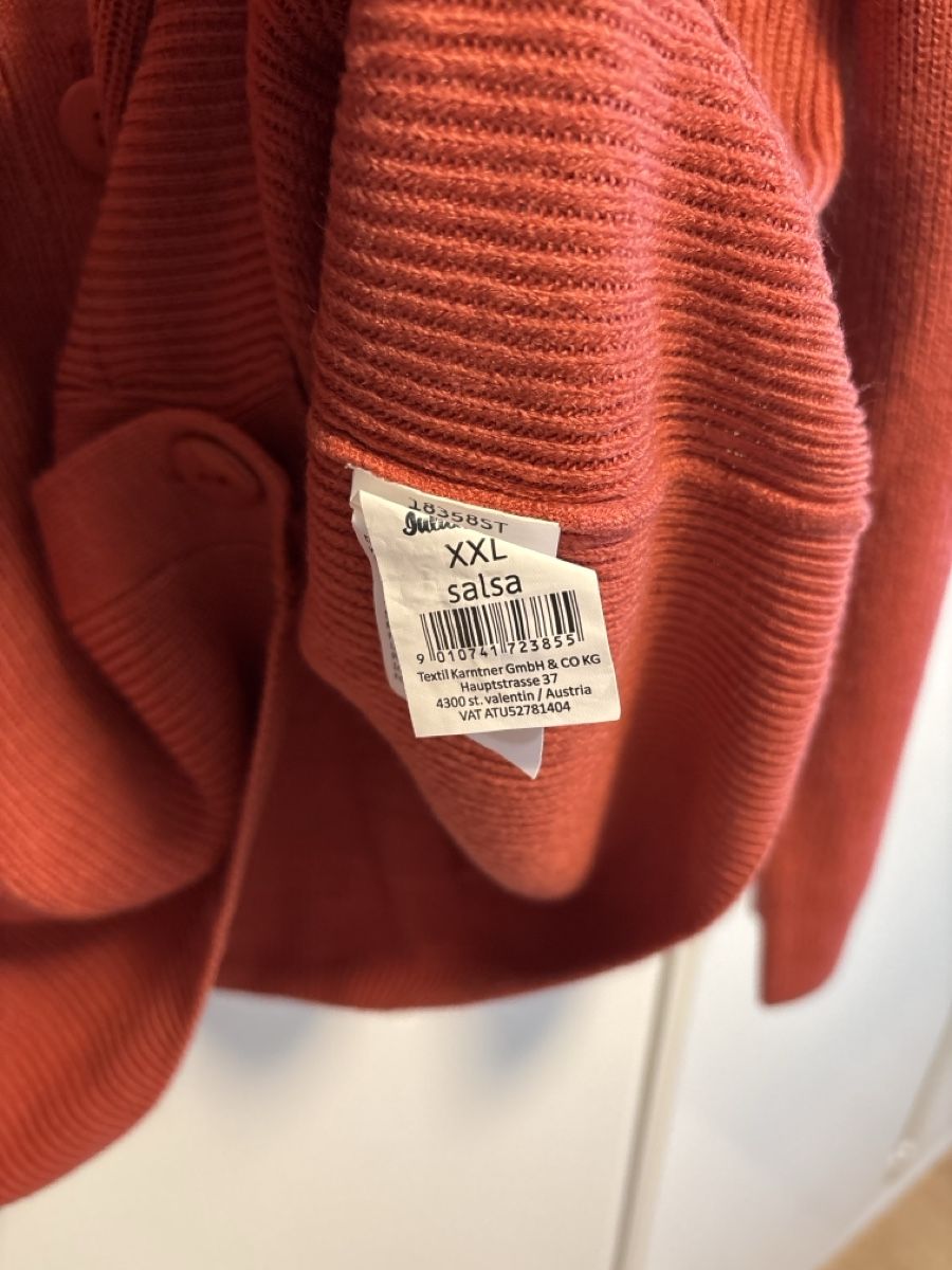Giacche: Julia Brown Strickjacke, rostrot, XXL – Nuovo (secondo la descrizione) da Adliswil venduto da ninotschka7 3