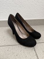 Tamaris Pumps schwarz Wildlederoptik guter Zustand
