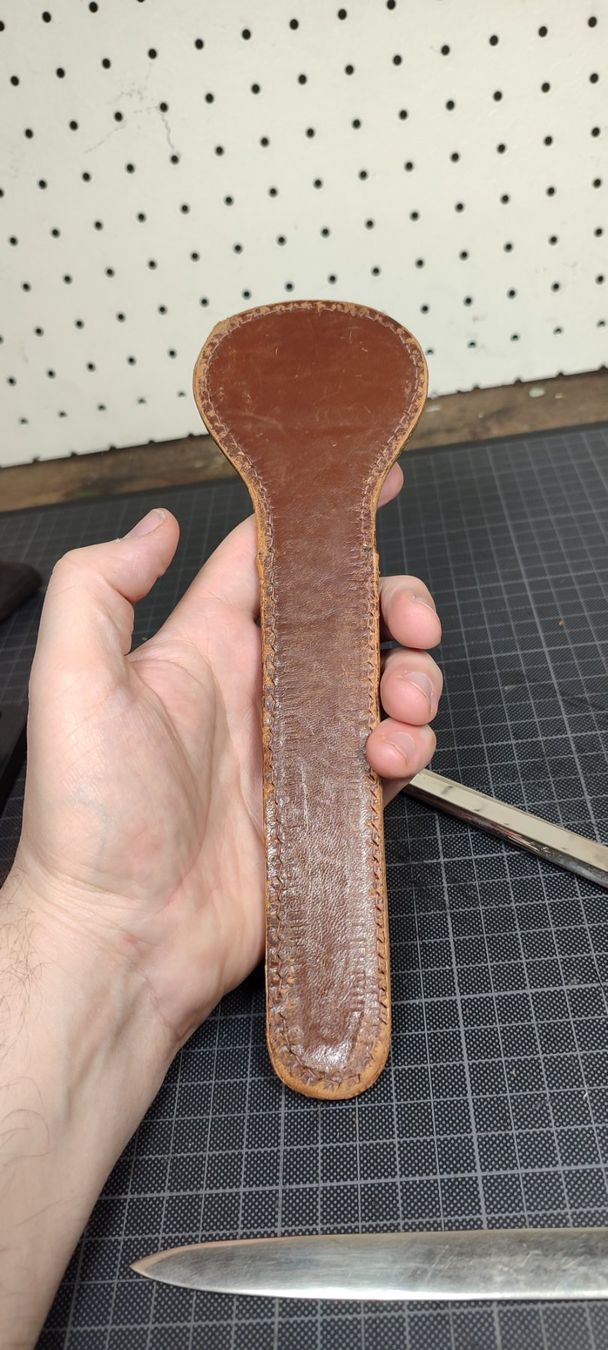 Altro materiale per ufficio: Wunderschönes Leder Etui mit  Schere Brieföffner vonSolingen – Usato da Gelterkinden venduto da MYSTOREFORYOU4460 8