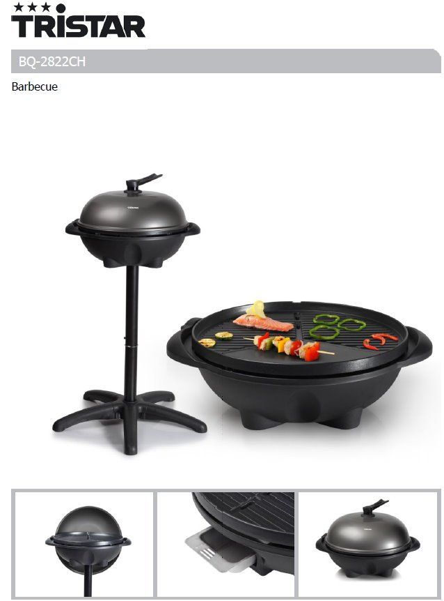 Griglie: Barbecue Grill - BQ-2822 – Usato da Opfikon venduto da Trodat5430
