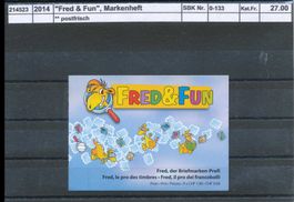 2014 "Fred & Fun", Markenheftchen, ** postfrisch