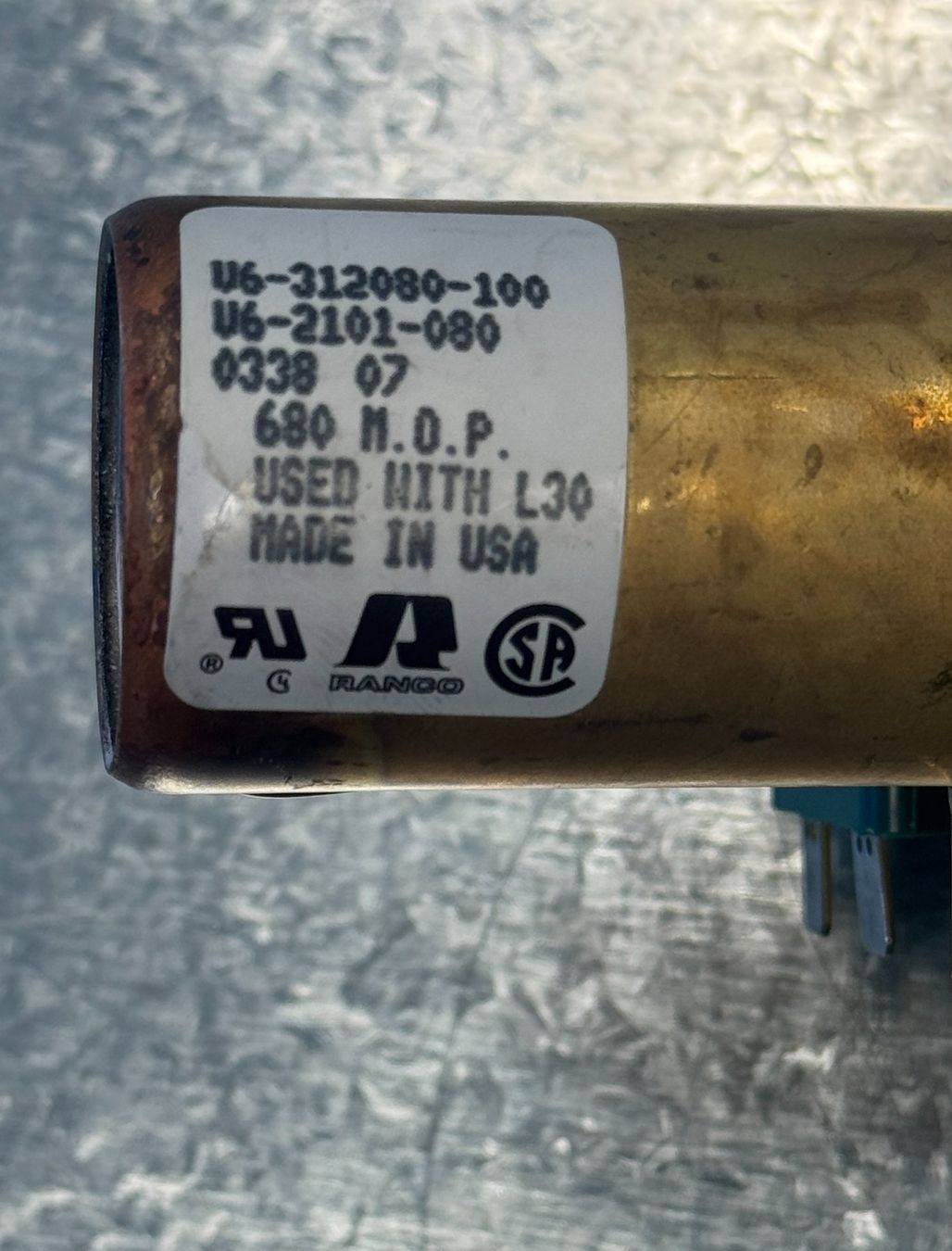 Componenti elettronici: Ranco Magnetventil U6-312080-100, Occasion – Usato da Wattwil venduto da GoodStuff2025 1