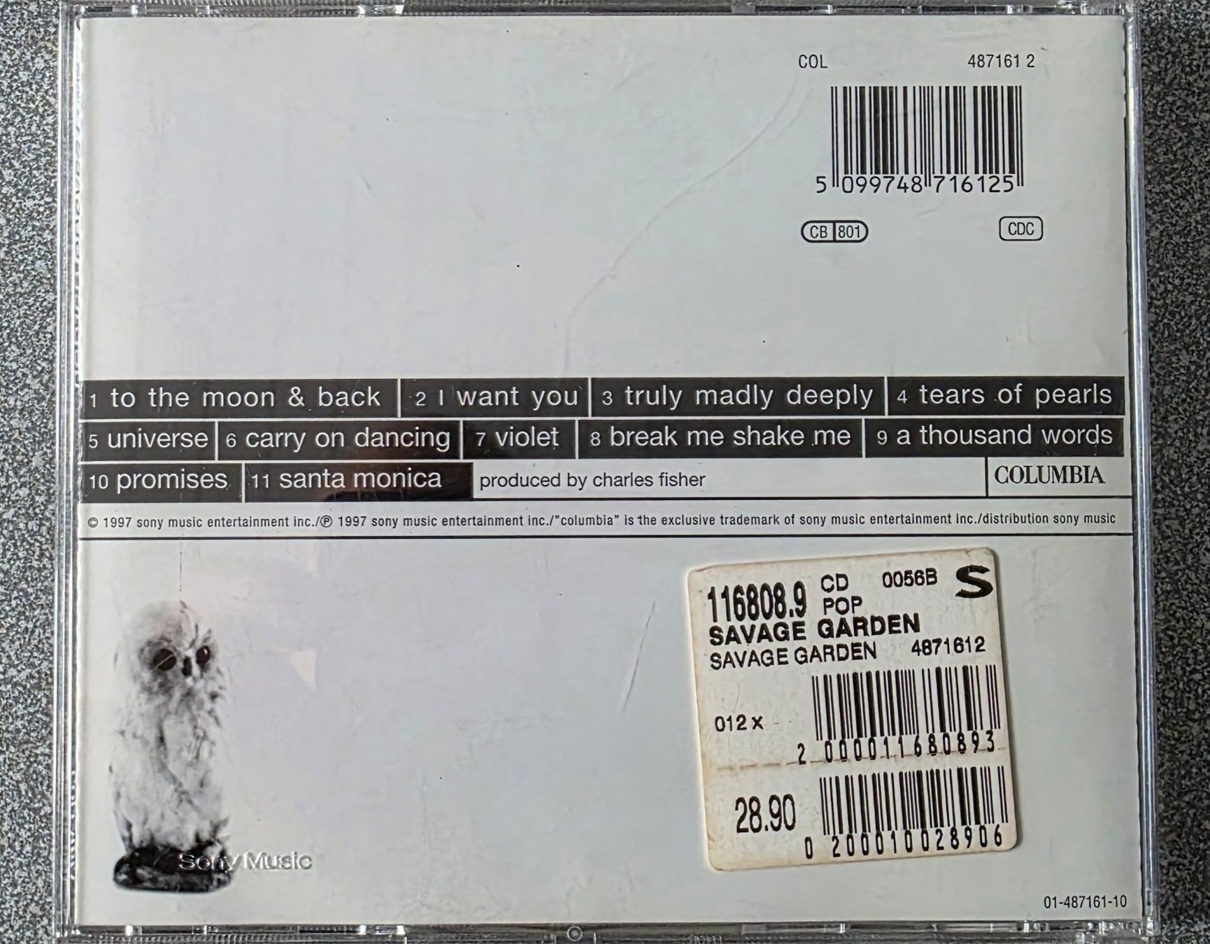 CD: Savage Garden CD – Usato da Oetwil am See venduto da fineli2 1