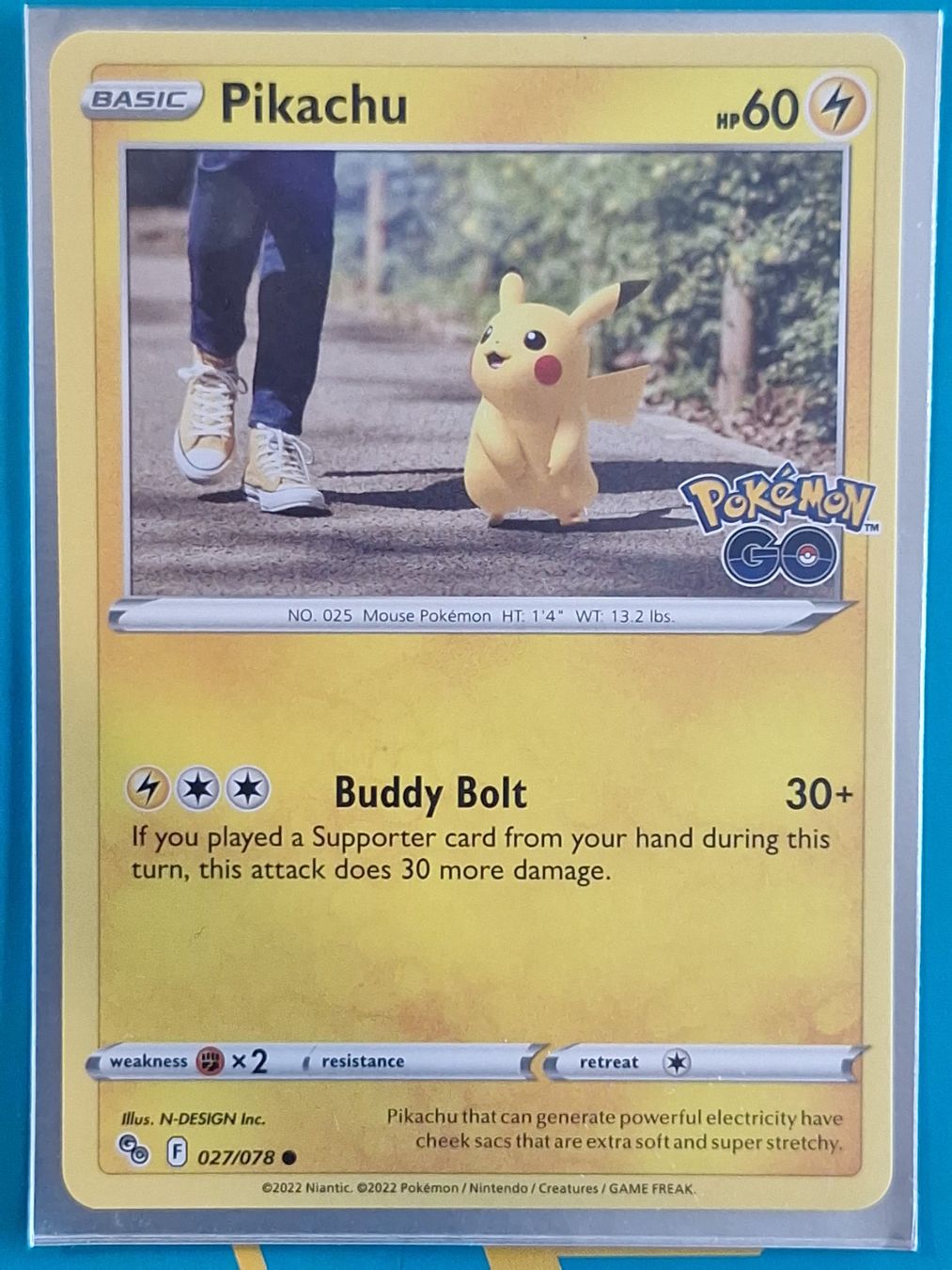 Pokémon Carte collezionabili: Pikachu - Pokemon GO - #2.7 – Usato da Altstätten SG venduto da GGsGameshop