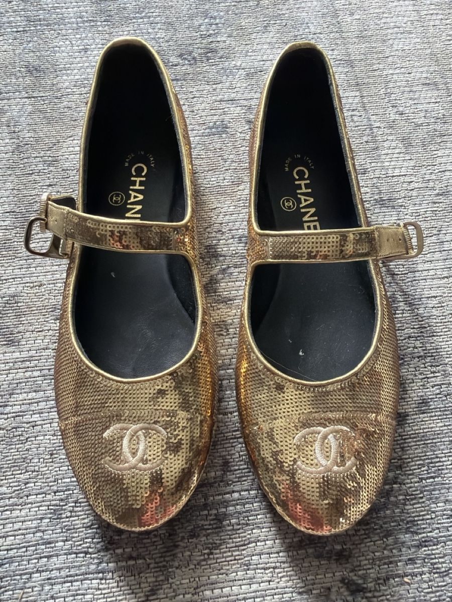 Chanel Damenschuhe: Chanel Sequin Ballerinas  – Gebraucht aus Stallikon von RTagel