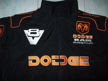 NEU DODGE RAM MAGNUM V8 Fan Jacke schwarz(orange)alle Größen
