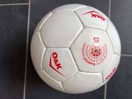 einzigartiger limitierter Lederfussball O&K in Grösse 5