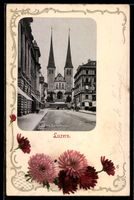 AK Luzern, Die Hofkirche, 1903