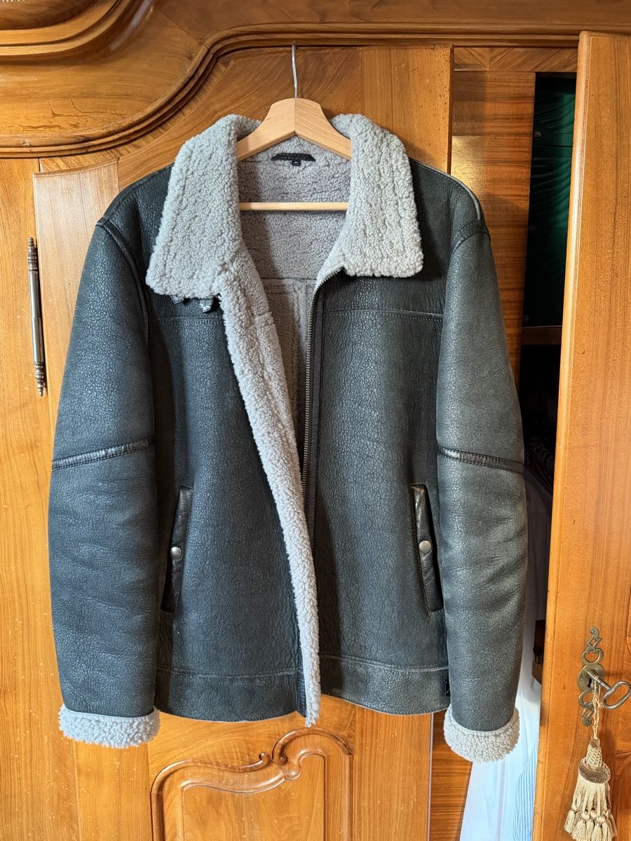 Giacche: Yves Lederjacke mit Lammfell – Usato da Basel venduto da Stauffer94