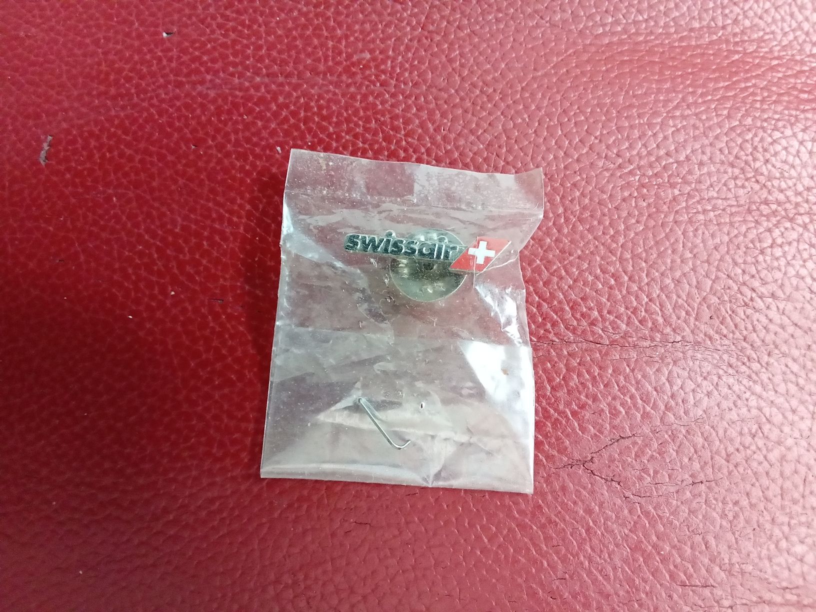 Swissair Plaketten & Abzeichen: Swissair Pin – Neu und originalverpackt aus Muri BE von Alk
