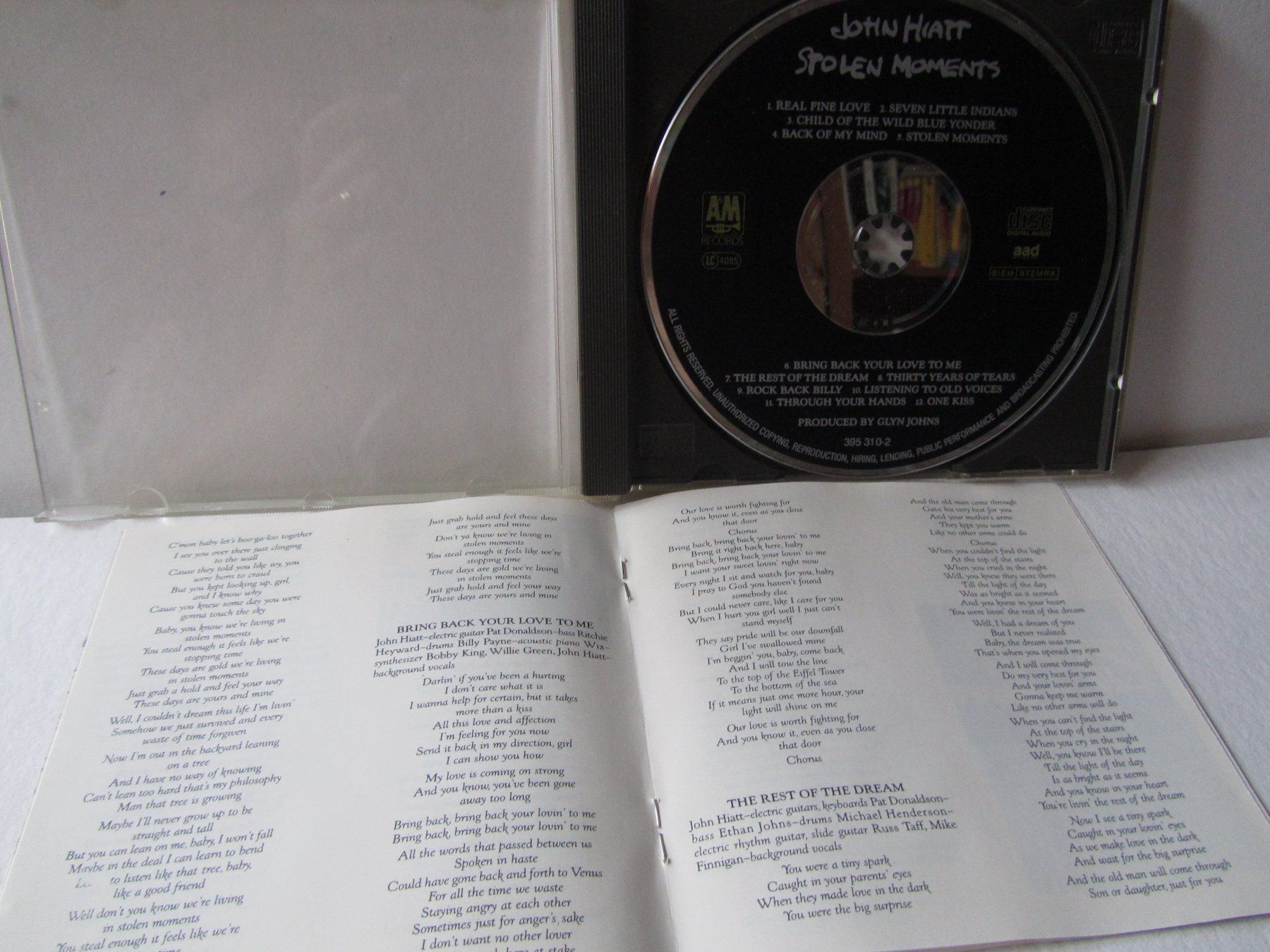 CD: John Hiatt, CD, stolen moments – Usato da Weiningen ZH venduto da dietsch57 2
