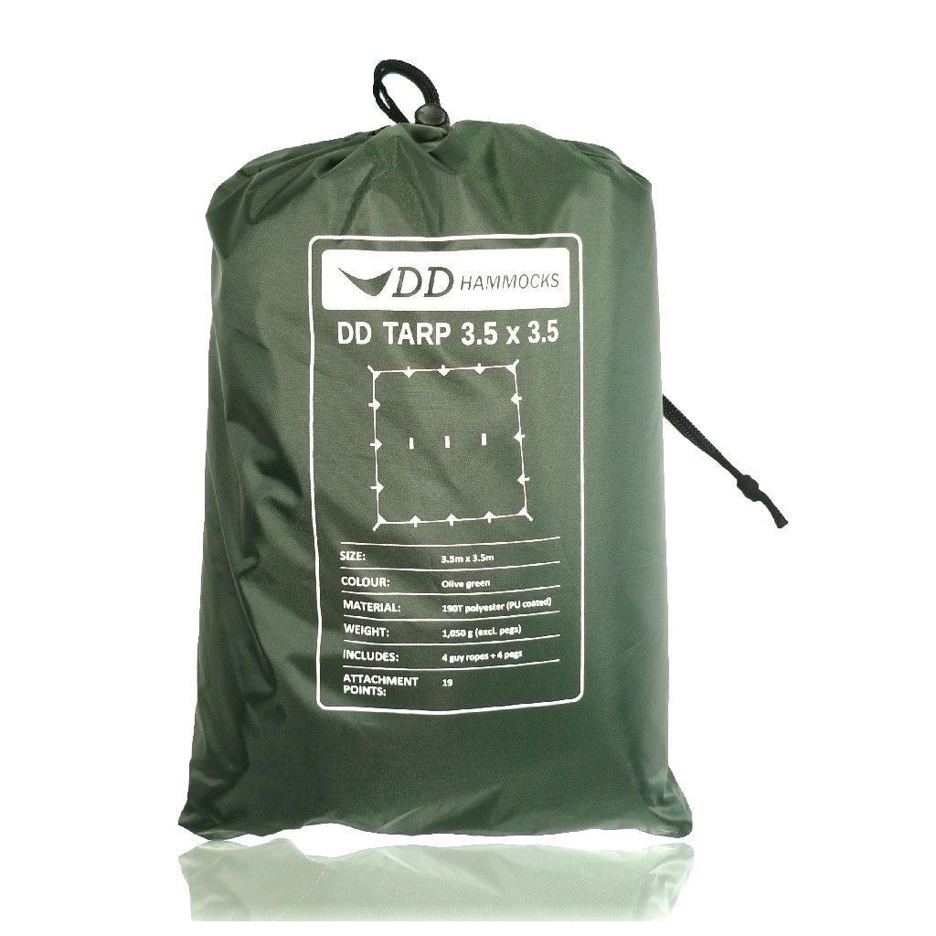 DD Hammocks Altro per Esercito: DD Hammocks DD Tarp 3,5 x 3,5 m olive gr – Nuovo e nell'imballaggio originale da Tulln venduto da HaengemattenShop 2