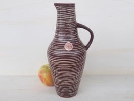 Krug Vase Wasserkrug H Keramik Vintage 60er 50er
