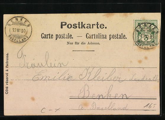 Cartoline postali: Basel, Clara-Strasse mit Restauration un – Usato da Berlin venduto da bartko-reher 1