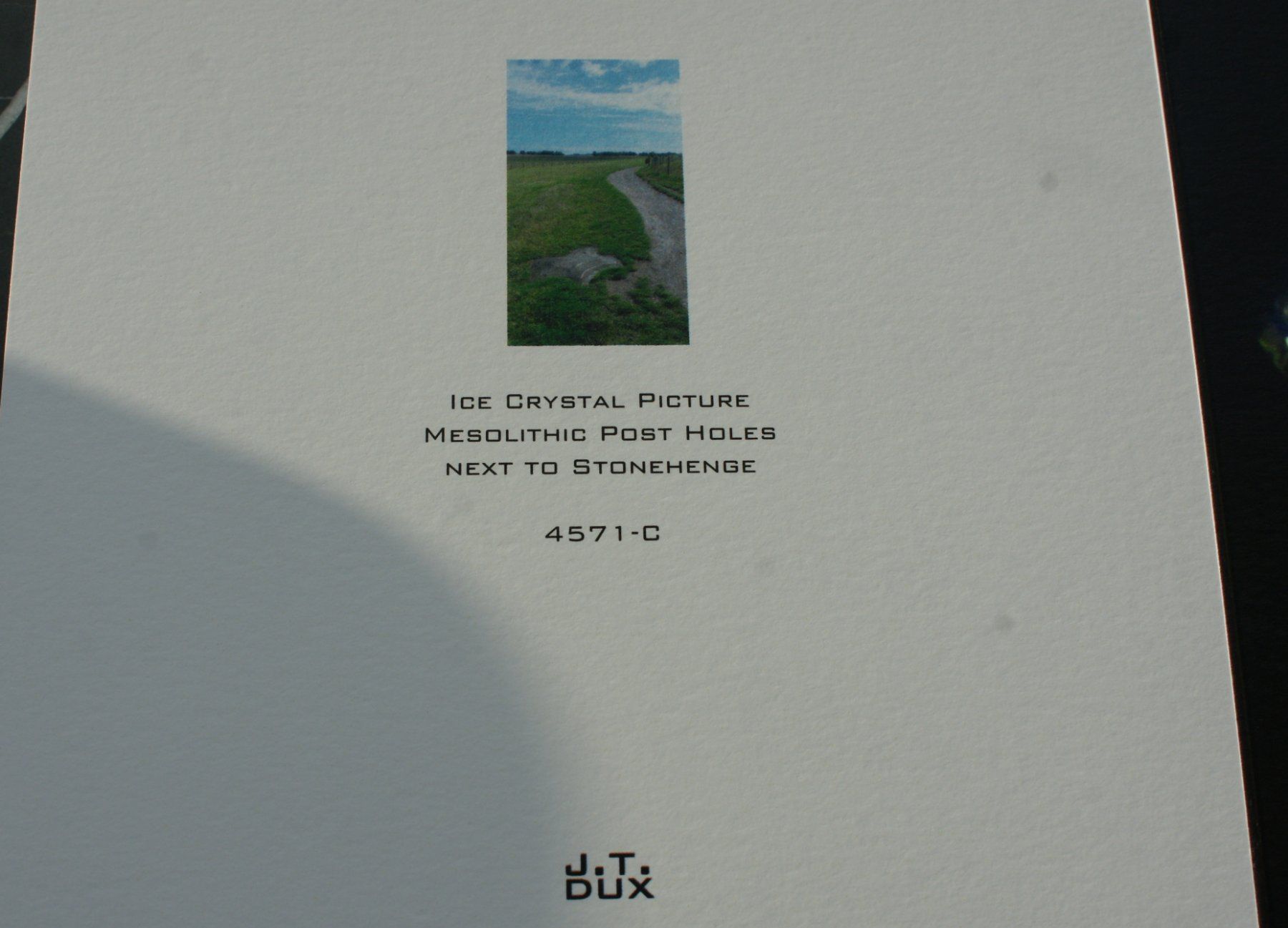 Cartoline postali: Stonehenge Geschenkkarten Eiskristalle – Nuovo e nell'imballaggio originale da Schaan venduto da Jtd 3