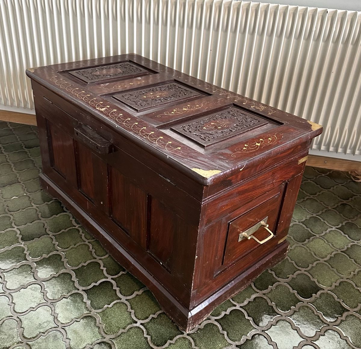 Cassapanche: Alte Holz Truhe – Usato da Winterthur venduto da pompowerpuff 6
