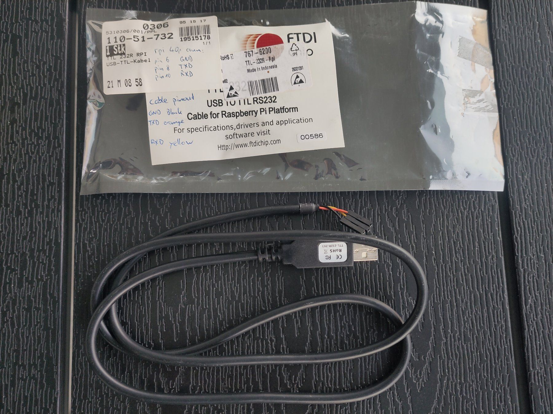 Cavi: FTDI USB zu Serial-Kabel – Usato da Wil SG venduto da immer-mit