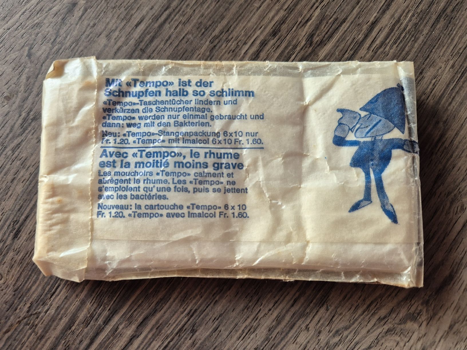 Sonstige Kleidung & Accessoires: Altes Tempo Taschentuch – Gebraucht aus Villmergen von MONCHHICHI 1