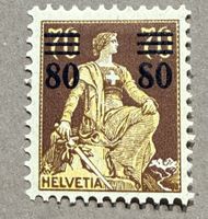135 Helv.Schwert Pf.01 Falz SBK 190.-.-