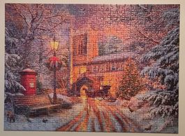 Puzzle 500 Teile: "Funkelnde Weihnachten", Ravensburger