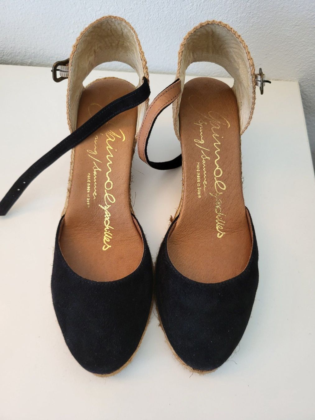 Scarpe da donna: Espadrilles Damen, Gr. 39 - Schwarz, Wildleder – Usato da Baar venduto da clar6
