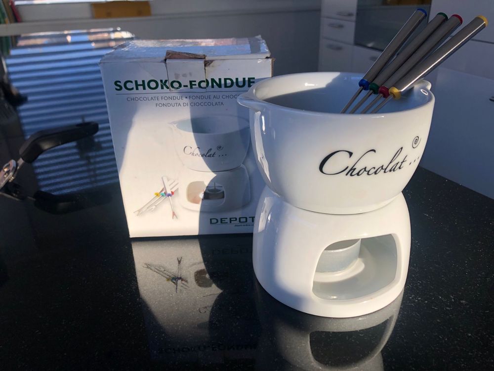 Schokoladen Fondue Set | Kaufen auf Ricardo