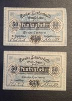50 Heller, Tiroler Landeskasse Gutschein, 1920