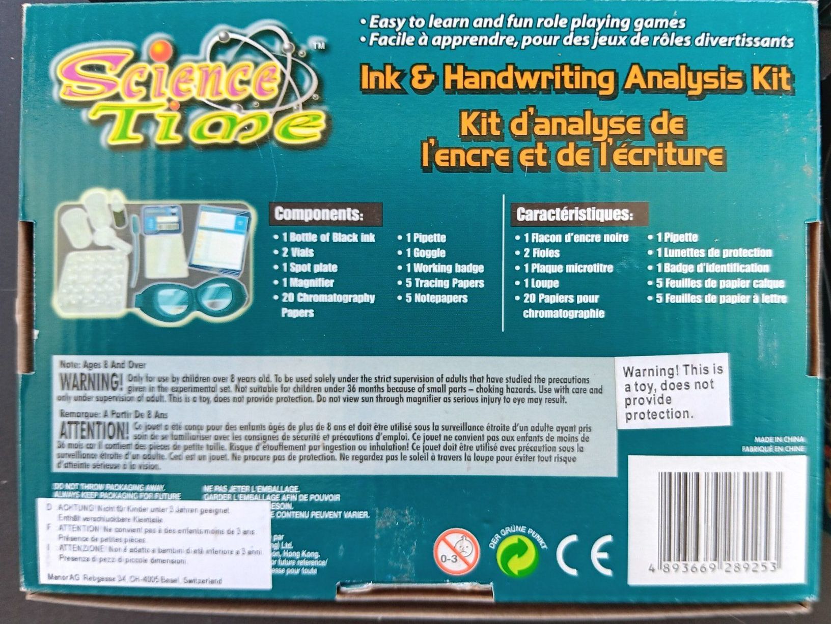Kit bricolage: 4 JEUX DE KIT DE DÉTECTIVE --SCIENCE TIME-- – Nuovo e nell'imballaggio originale da pully venduto da gringoloko 2