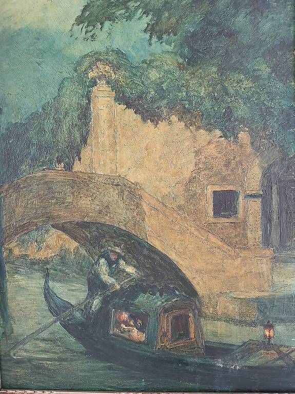 Dipinti: PAOLETTI Rodolfo 1866 - 1940 / Venise – Usato da Bulle venduto da italicum 3