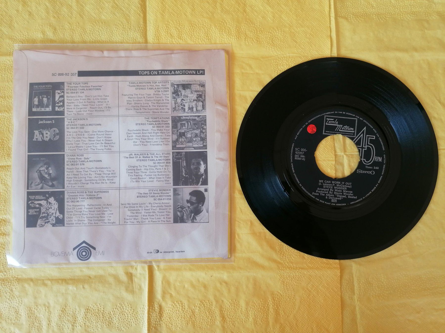 Schallplatten: Stevie Wonder – We Can Work It Out – Gebraucht aus Emmenbrücke von lamorak 1