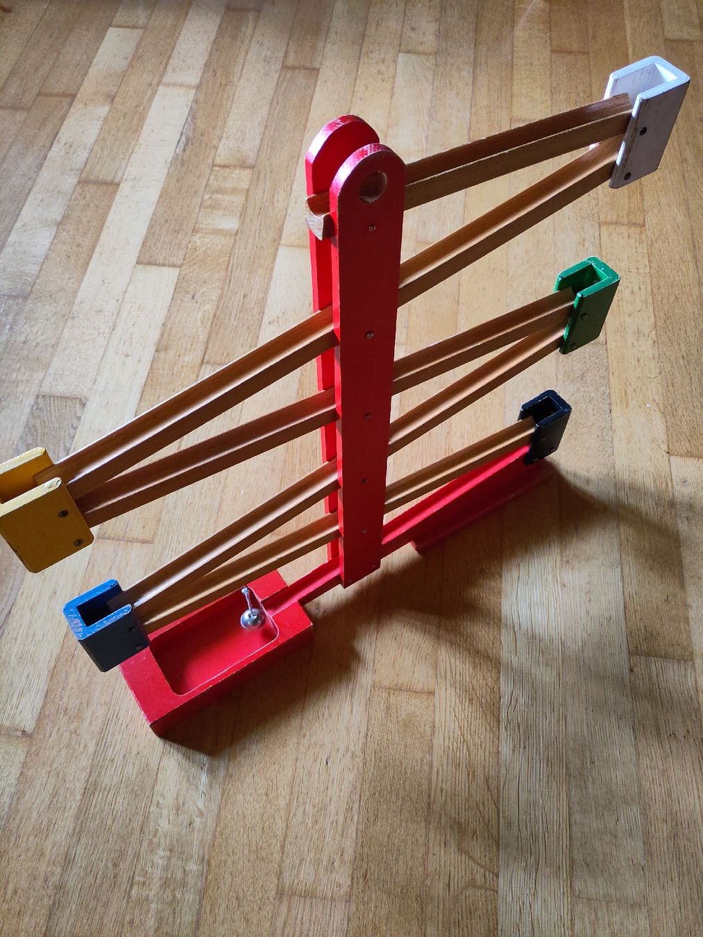 Giochi: Marmelspiel aus Holz mit Glocke – Usato da Lanzenhäusern venduto da Kula4