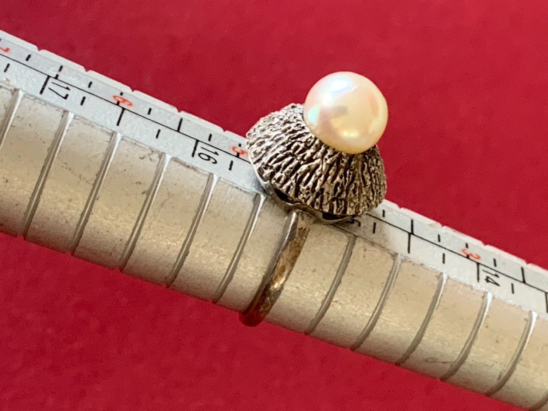 Anelli: Silberring perle hut (rg 48) – Usato da Dittingen venduto da Bellevista 6