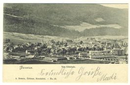 Ancienne CPA: Fleurier. Vue Générale. Val de Travers 1903