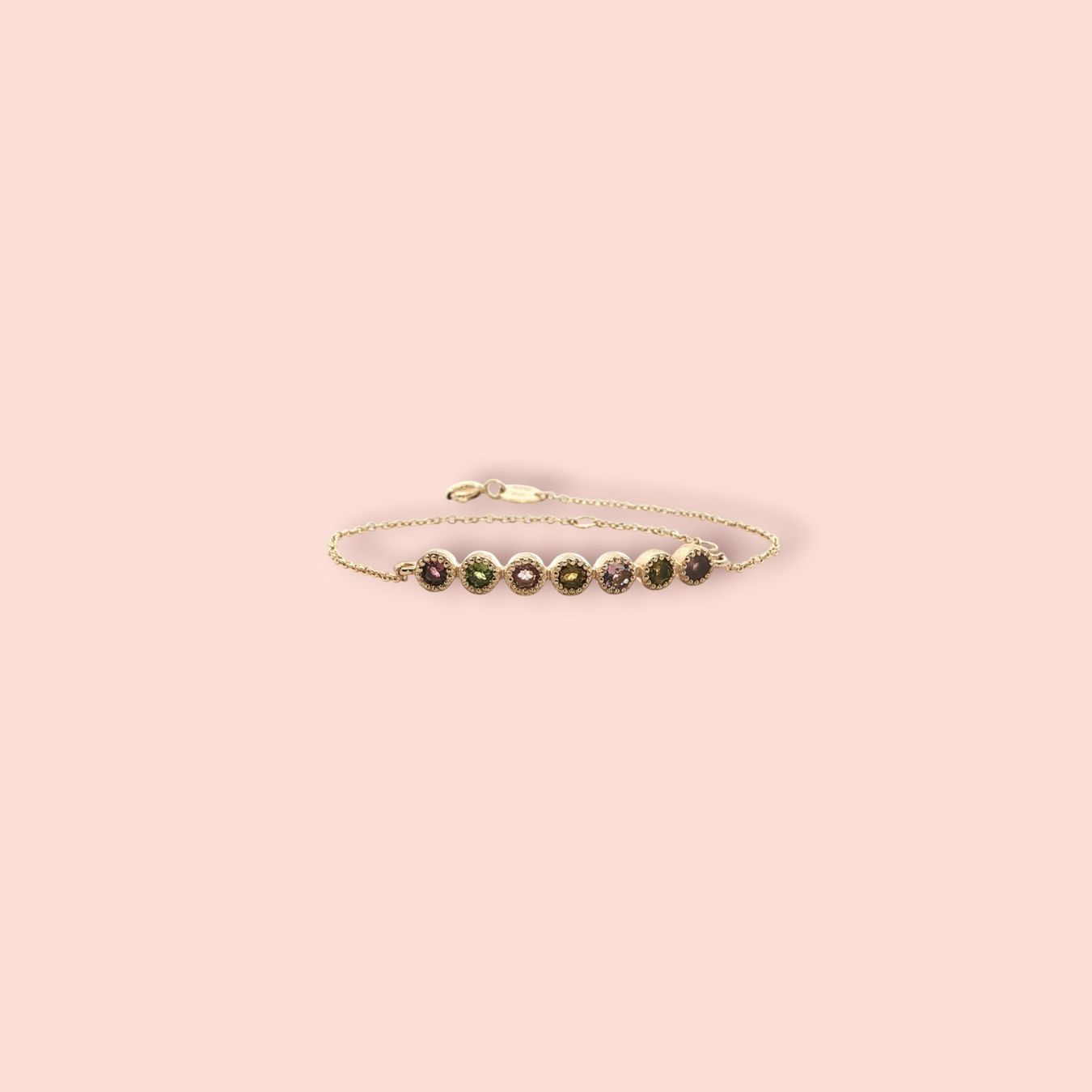 Olga Ribler Bracciali & Braccialetti: Silberarmband mit 7 Multiturmalinen – Nuovo (secondo la descrizione) da Luzern venduto da Schmuckoutlet 3