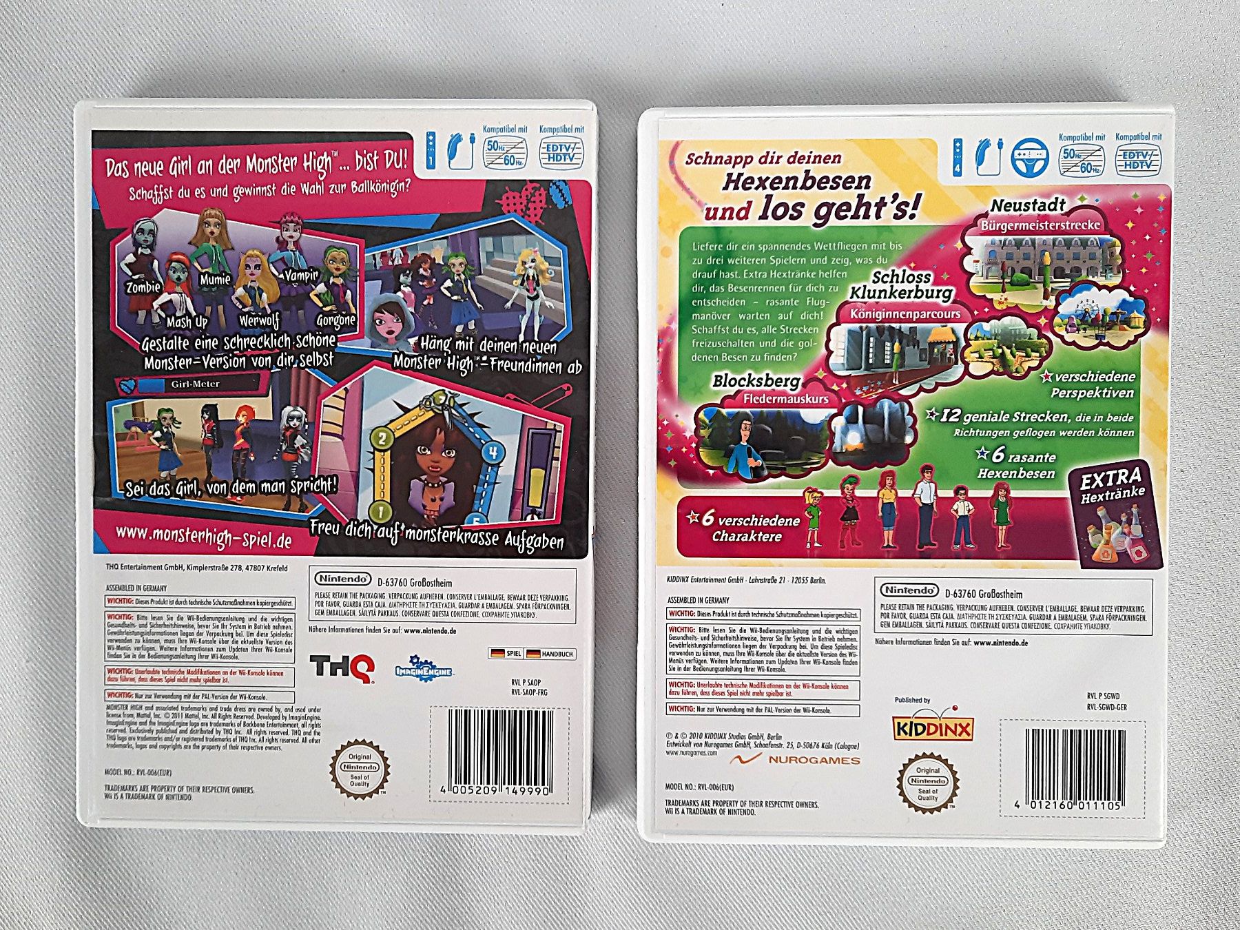 Nintendo Giochi: NINTENDO Wii - Monster High & Bibi Blocksberg – Usato da Beinwil am See venduto da Restwert_Beinwil 1
