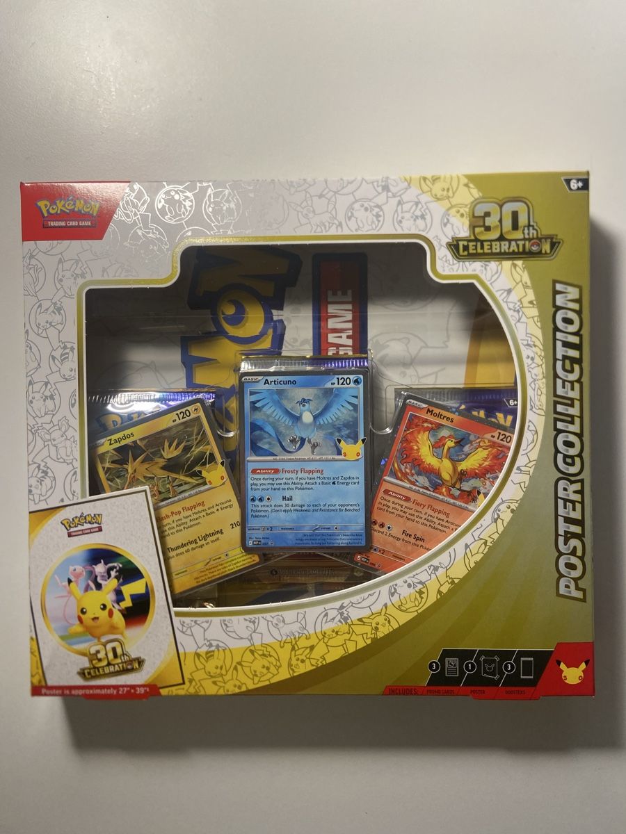 Pokémon Carte collezionabili: pokemon 30th celebration poster collection – Nuovo e nell'imballaggio originale da Stäfa venduto da JamesO03