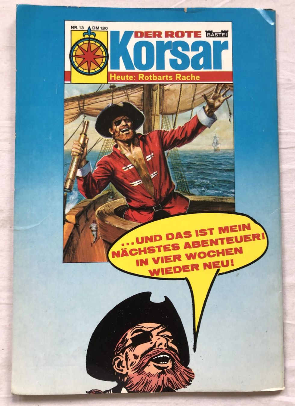 Fumetti: DER ROTE KORSAR - Heft - Nr.12 - Bastei Verlag – Usato da Schaffhausen venduto da durruti 3