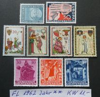 FL 1962 Jahr postfrisch