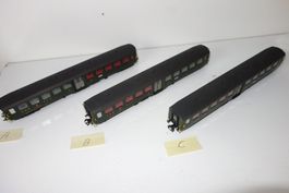 HO LS-Wagen SBB,  Liliput Austria Nr 878 50 WS, 3 Stück