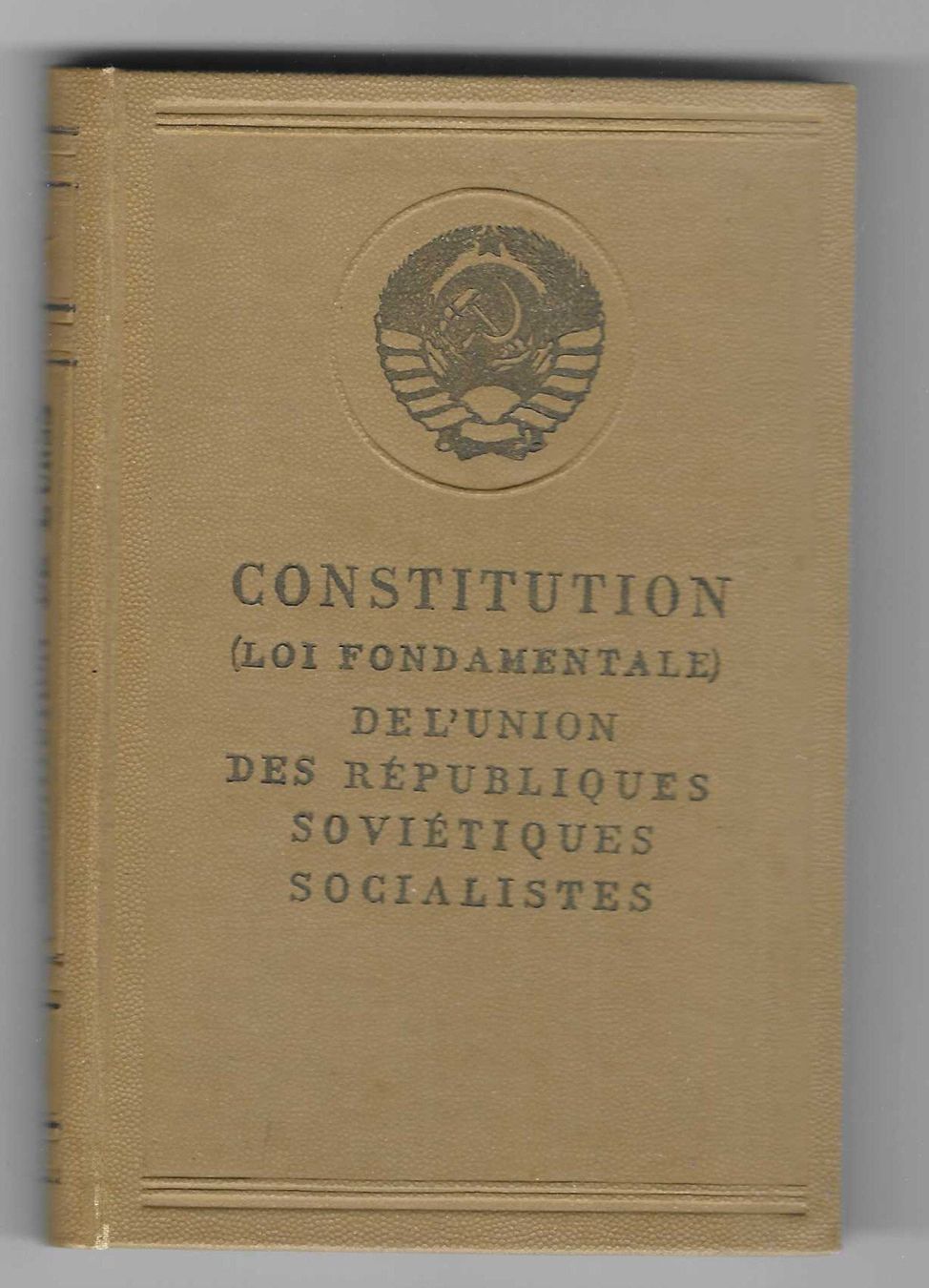 Libri: CONTITUTION DE L'UNION DES REPLUBLIQUES SOVIETIQUES – Usato da Bex venduto da Giorgiob