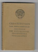 CONTITUTION DE L'UNION DES REPLUBLIQUES SOVIETIQUES