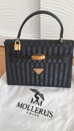 Mollerus Handtasche Schwarz Top Zustand! Inkl. Staubbeutel