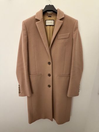 GUCCI Mantel in Camel-Farbe Grösse IT 40, DE 36